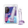 Naturally Yours 6" Crystaline Dildo Amethyst