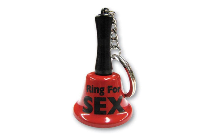 Ring For Sex Mini Bell Keychain
