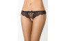 Brazilian Open Crotch Panty Black V-7755 SMALL