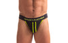 SPORT FUCKER Jersey Jock Black/Green LARGE