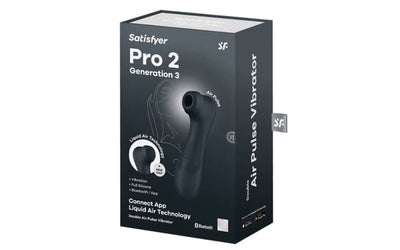 Satisfyer Pro 2 Gen 3 App Control Clitoral Stimulator Black