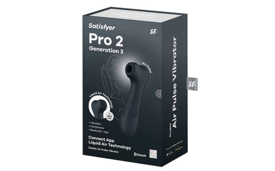 Satisfyer Pro 2 Gen 3 App Control Clitoral Stimulator Black