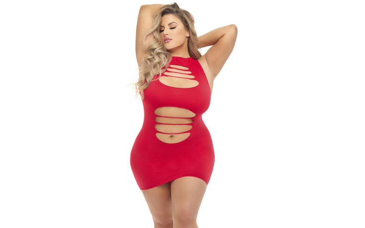 Cant Commit Dress Red QUEEN