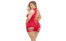 Cant Commit Dress Red QUEEN