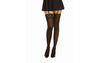 Dreamgirl Thigh High Sheer Lace Stockings Black -0007 O/S