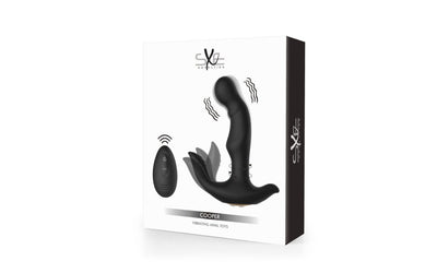 SXE Cooper Vibrating Remote Control Anal Prostate Dildo Plug