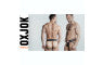 Oxballs Slingjock Upthrust Slider-Strap Jock Black Iron XL