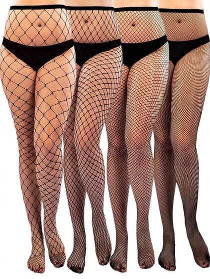 Spicy Fishnet Stockings - Small Hole