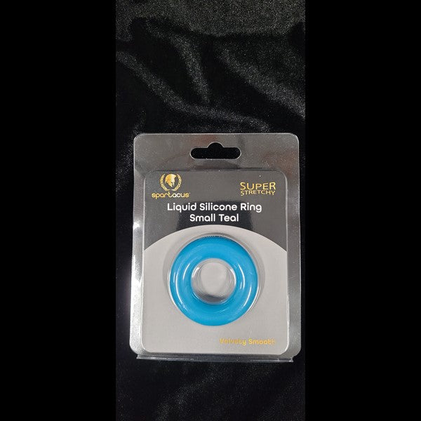 SPARTACUS Liquid Silicone C-Ring - Teal, Small