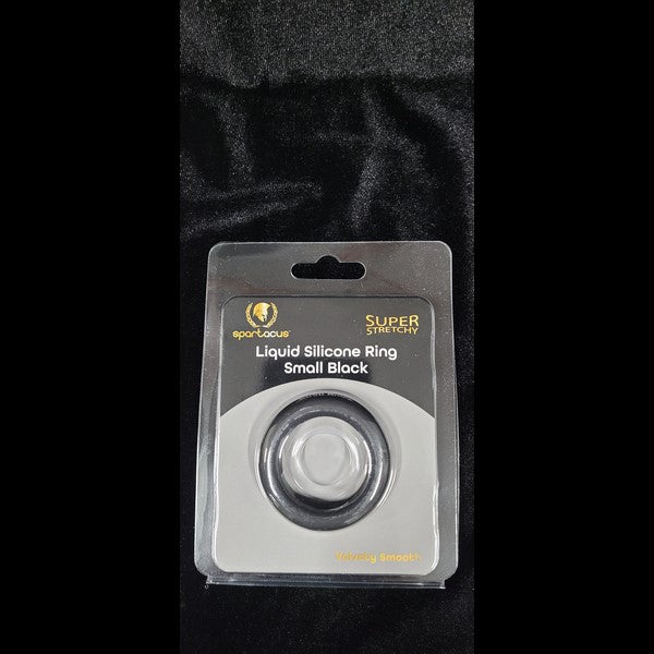 SPARTACUS Liquid Silicone C-Ring - Black, Small