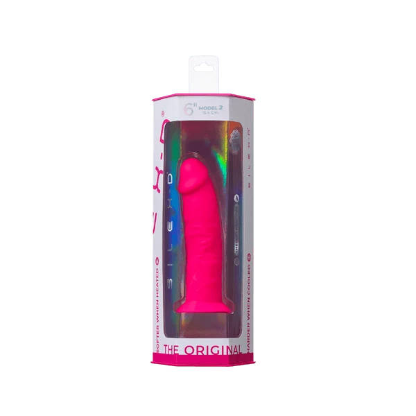Silexd – Model 2- 6″ Realistic Dildo- Pink