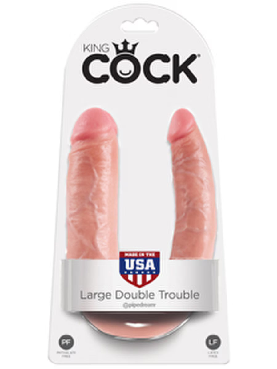 King Cock - L Double Trouble Flesh