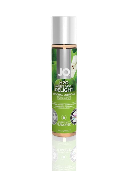 JO H2O FLAVORED LUBRICANT - GREEN APPLE - 1FL.OZ/30ML