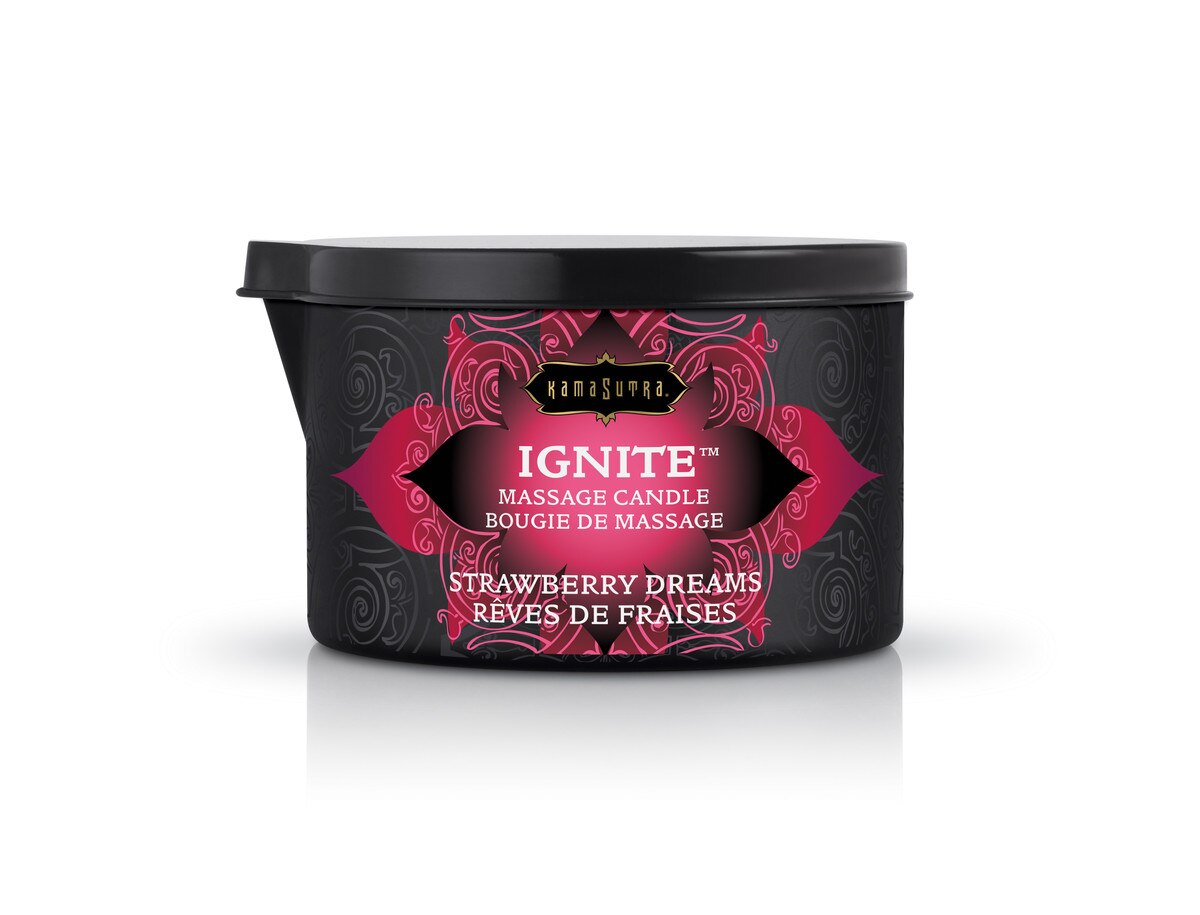 Kama Sutra IGNITE Massage Candle - Strawberry Dreams