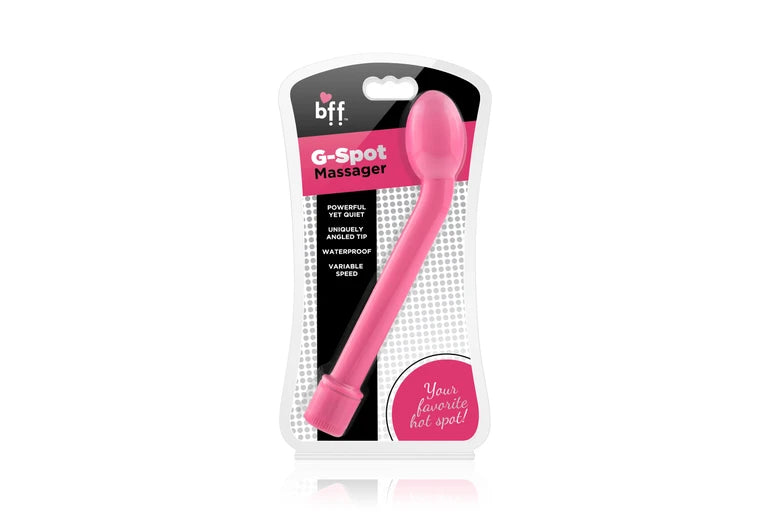 Ignite BFF Curved G-Spot Massager 8" Pink