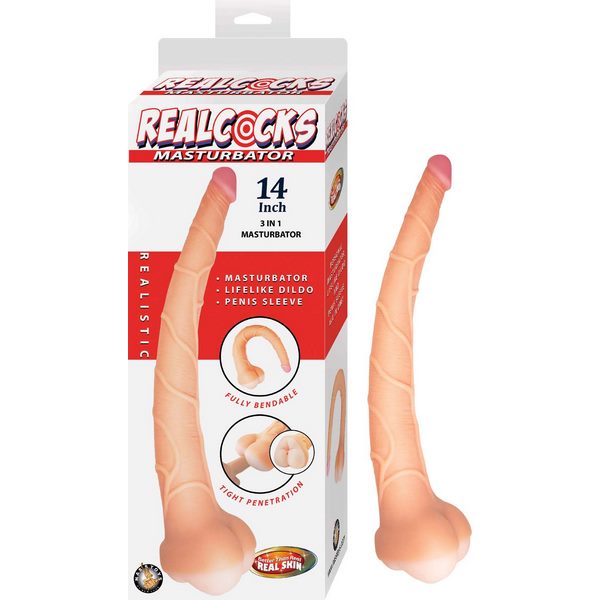 REALCOCKS Masturbator 14in 3 In 1