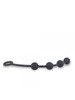 EXCITE LARGE Silicone Anal Beads - Black