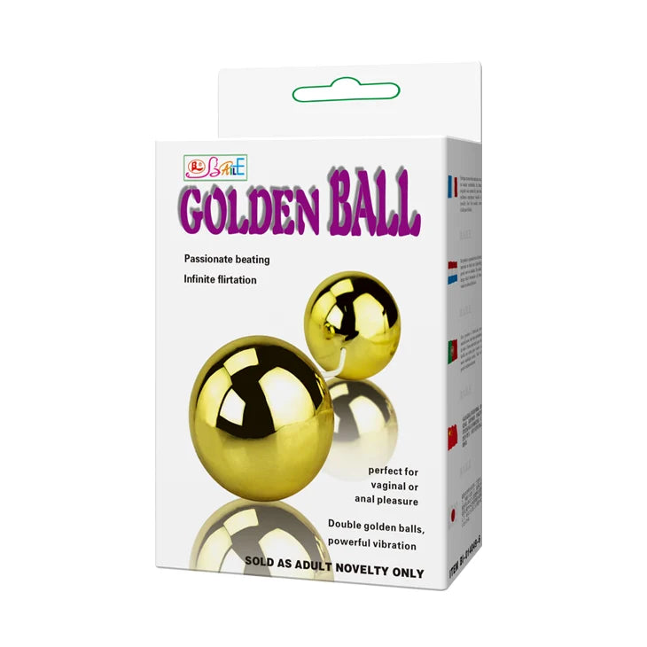 Golden Kegel Balls Vibrating