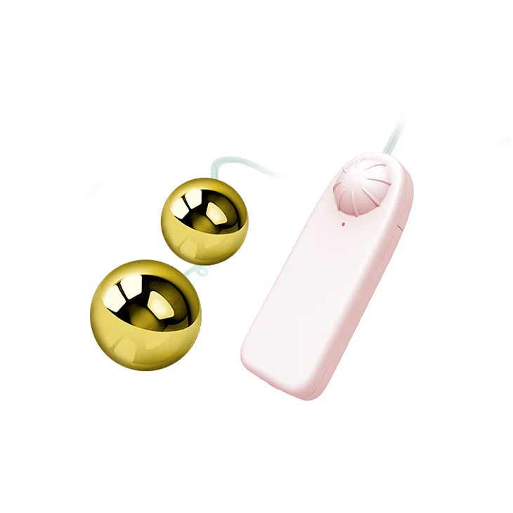 Golden Kegel Balls Vibrating