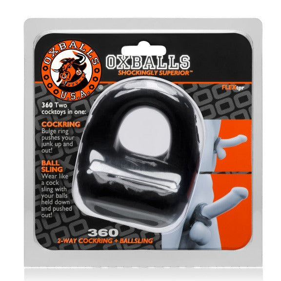 Oxballs 360 2-WAY COCK RING + BALLSLING
