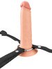 Fantasy X-Tensions Elite 7 in. Silicone Hollow Strap-on Dual Density Light