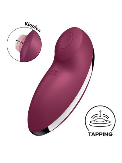 Satisfyer Tap and Climax 2 Wine