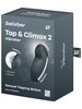 Satisfyer Tap and Climax 2 Black - Dual Action Clitoral Vibrator