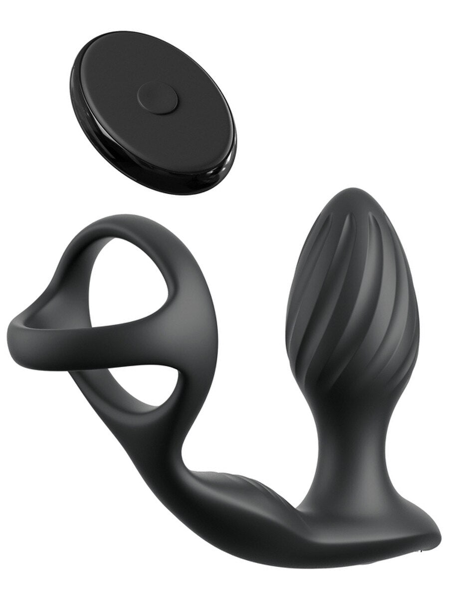 Anal Fantasy Elite Ass-Gasm Gyro-Milk Pro - Prostate Massager & Cock Ring
