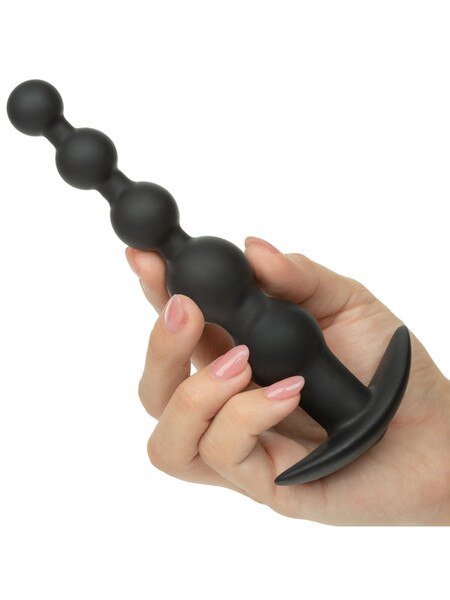 Calexotics – Rechargeable X-5 Silicone Power Beads (Black)