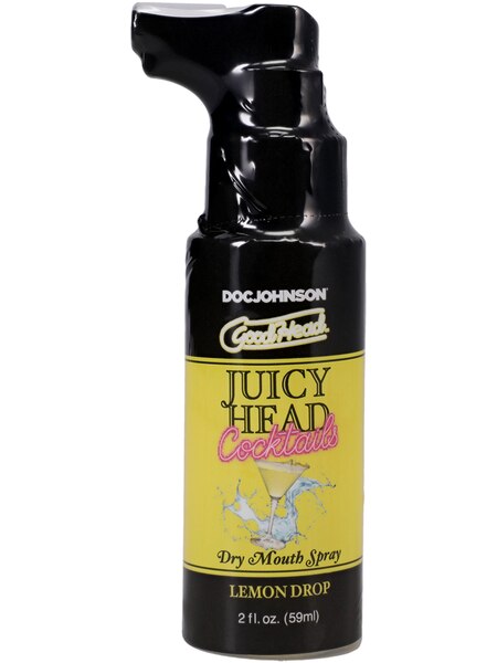 GoodHead Juicy Head Cocktails Dry Mouth Spray Lemon Drop 2 fl. oz