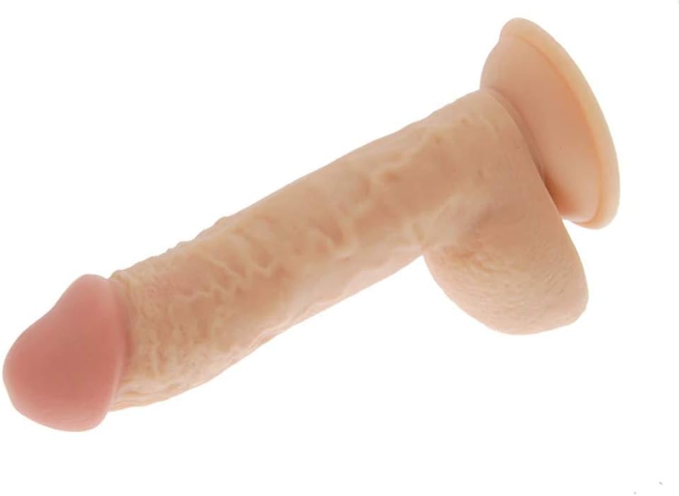 Hoodlum 7.5-Inch Realistic Dildo with Suction Cup, Flesh