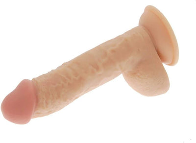 Hoodlum 7.5-Inch Realistic Dildo with Suction Cup, Flesh