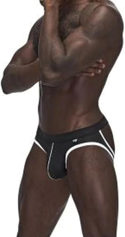 Male Power Sport Mesh Jock Black