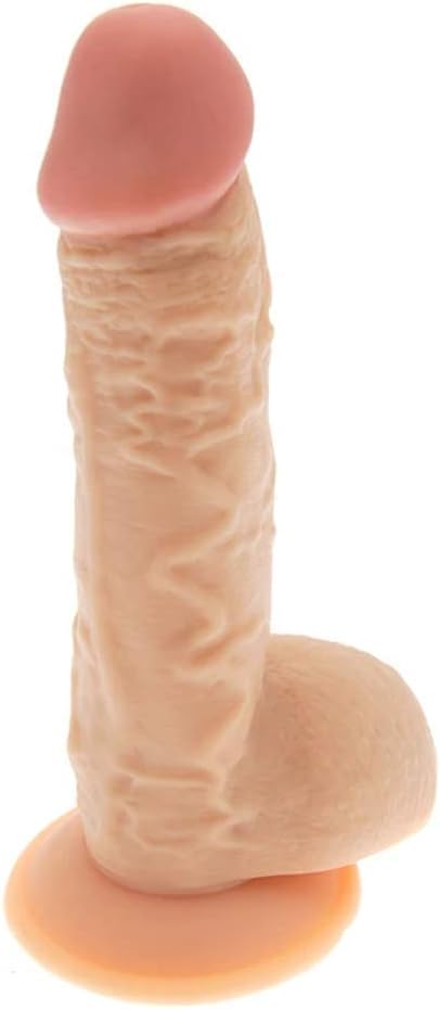 Hoodlum 7.5-Inch Realistic Dildo with Suction Cup, Flesh