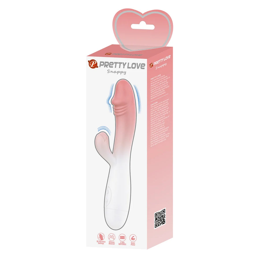 Pretty Love Snappy Rabbit Vibrator (pink)