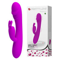 Pretty Love Hunter Purple Couples Vibrator