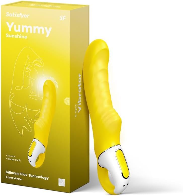 Satisfyer Yummy Sunshine G-Spot Vibrator - Rechargeable Yellow Couples Toy
