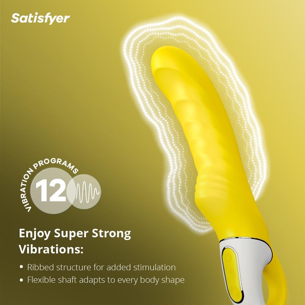 Satisfyer Yummy Sunshine G-Spot Vibrator - Rechargeable Yellow Couples Toy