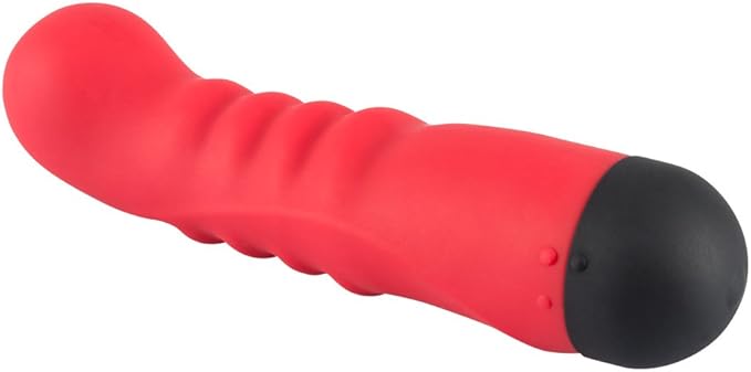 Colorful Joy Ripple Vibrator, Red
