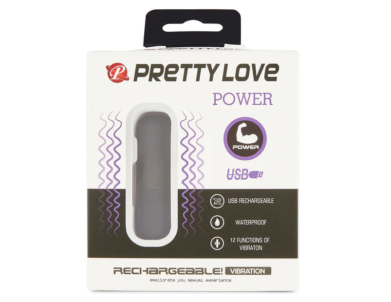 Pretty Love Power BLACK Mini Bullet Vibrator