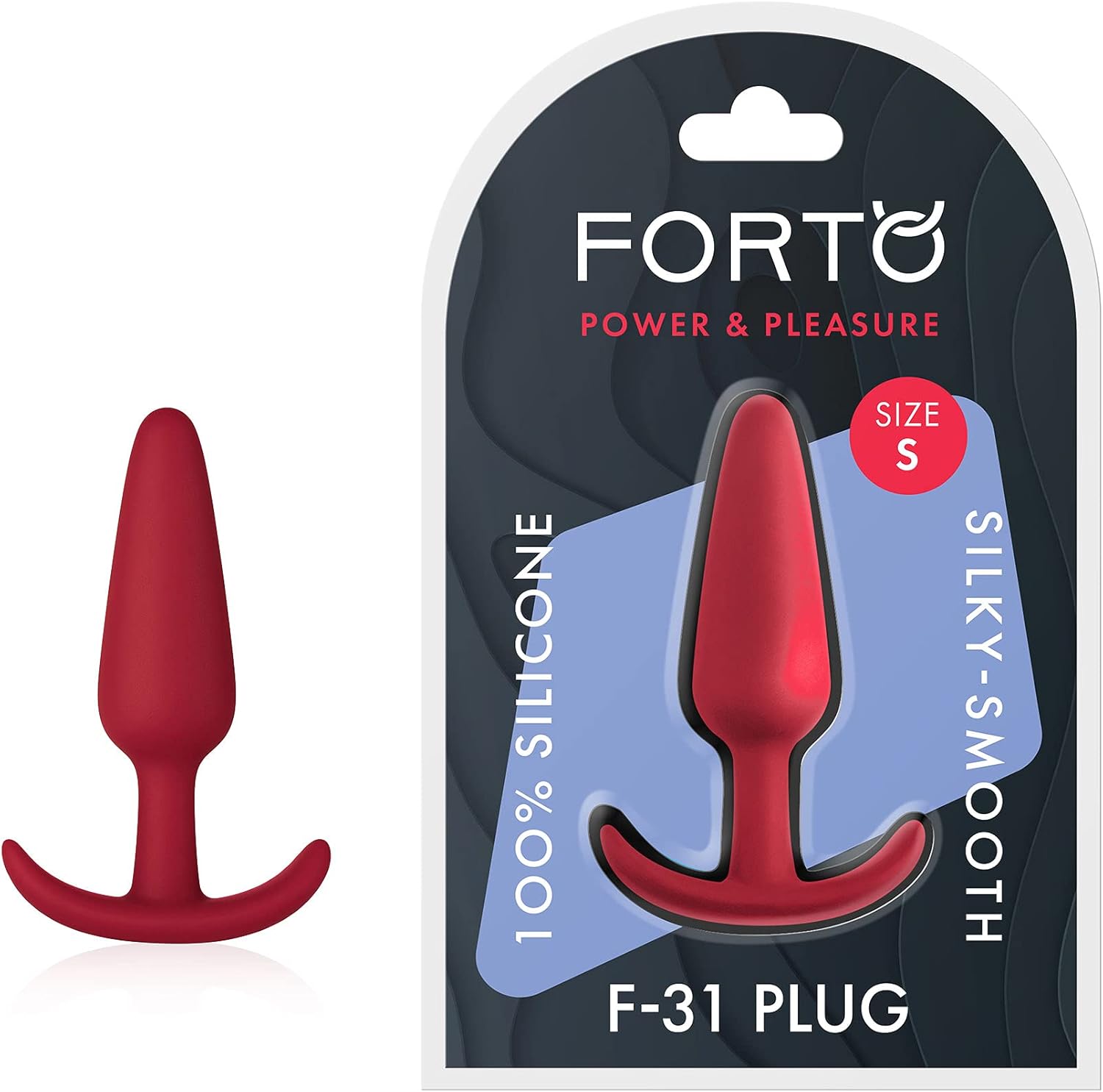 Forto F-31 Anal Plug Silicone Butt Plug Small
