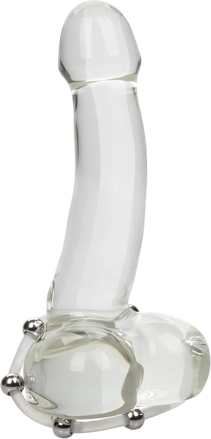 CalExotics Steel Beaded Silicone Cock Ring – X-Large
