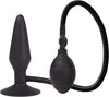 CalExotics Colt Large Pumper Plug Silicone Inflatable Butt Plug, Black