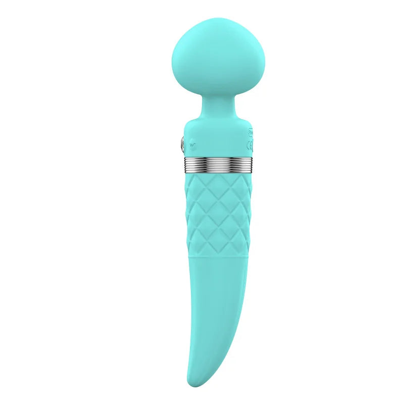 Pillow Talk Sultry Rotating Wand Teal