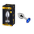 MINI METAL BUTT PLUG ANAL PLEASURE BLUE Small