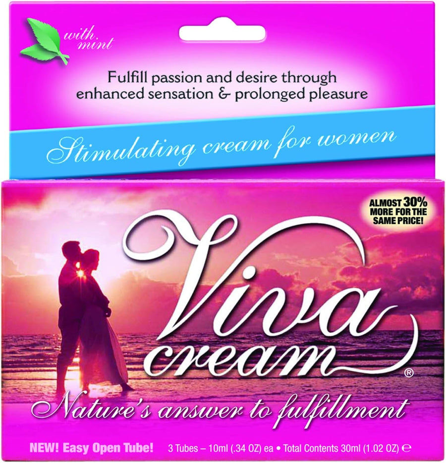 Swiss Navy Viva Cream Stimulating Clitoral Gel - 3 Pack