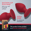Forto F-98 Plug Red - Premium Butt Plug for Anal Play