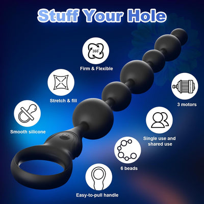 Stratum Vibrating Anal Beads