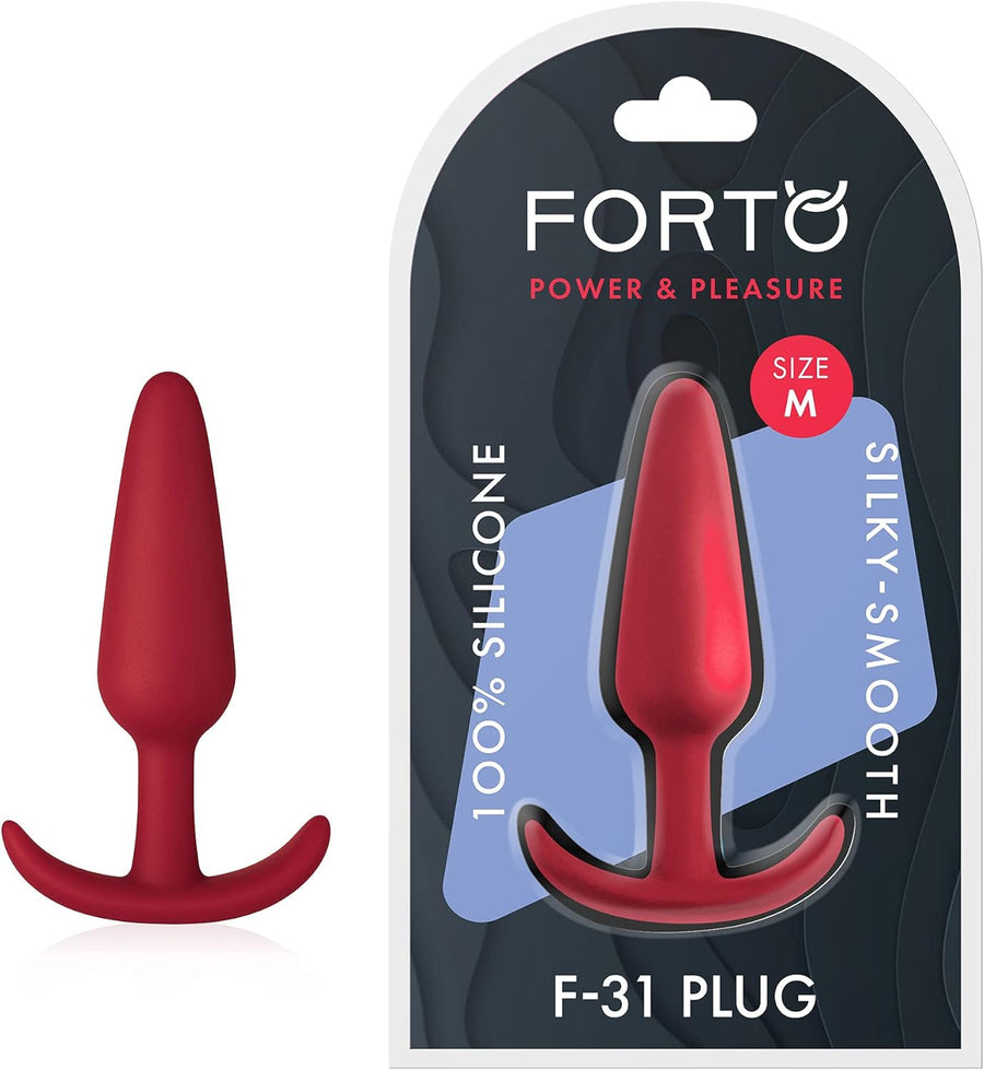 Forto F-31 Anal Plug | Premium Silicone Butt Plug for Beginners - Adult Superstores