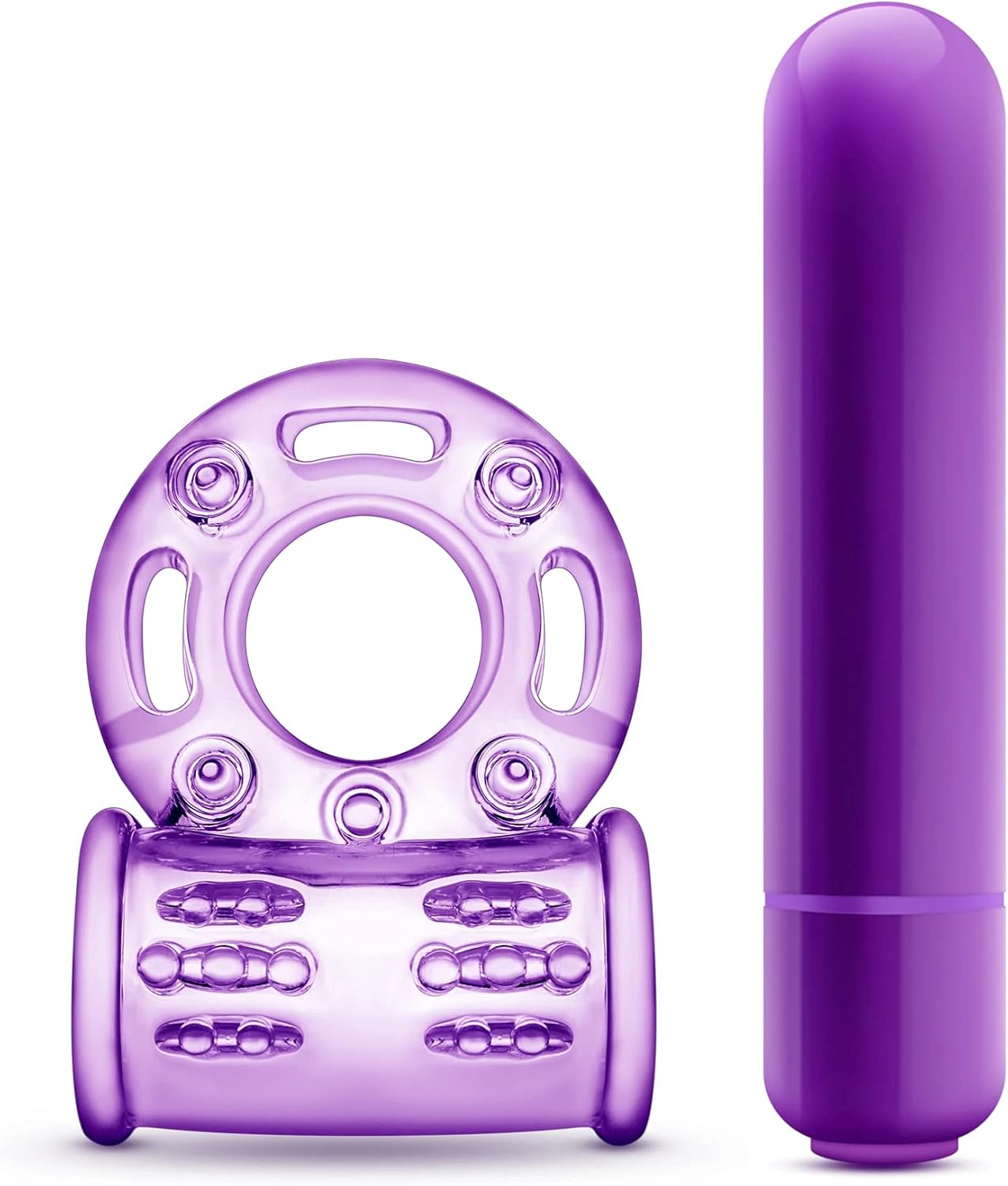 Play With Me - Couples Play - Purple Vibrating Cock Ring